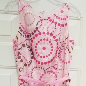 Laundry by Shelli Segal Slevveless Cotton Dress size 8